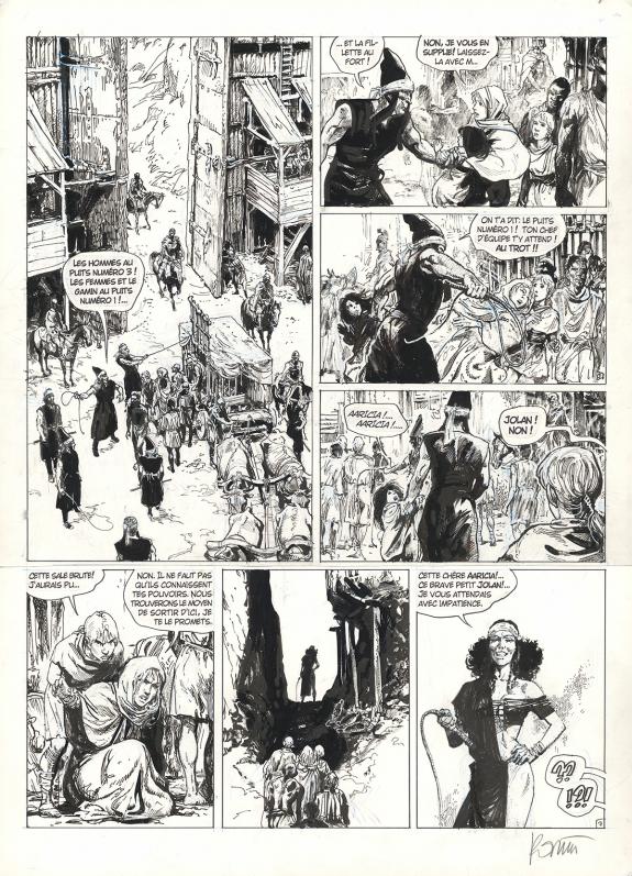 Grzegorz Rosinski - Thorgal, Kriss de Valnor, Planche origin