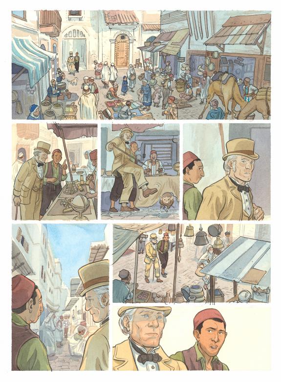 Julen Ribas - Artifices, un magicien en Alg&eacute;rie, Planche ori