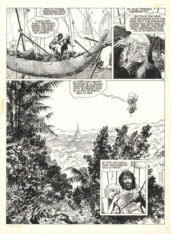 Grzegorz Rosinski - Thorgal, La Cit&eacute; du Dieu perdu, Planche 