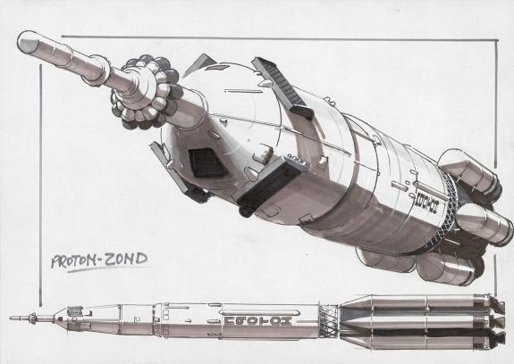 Manchu - Illustration originale - PROTON-ZOND