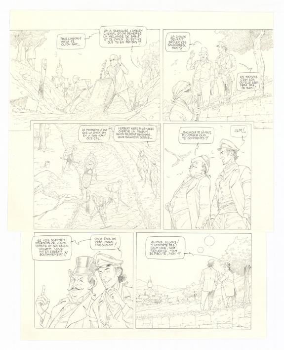 Olivier Roman - Sprague, Le Marin c&eacute;leste, Planche originale