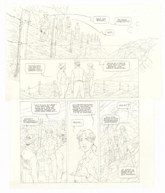 Olivier Roman - Sprague, Le Marin c&eacute;leste, Planche originale