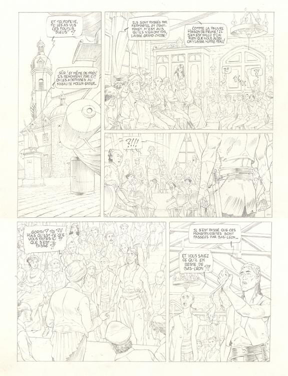 Olivier Roman - Sprague, Le Marin c&eacute;leste, Planche originale