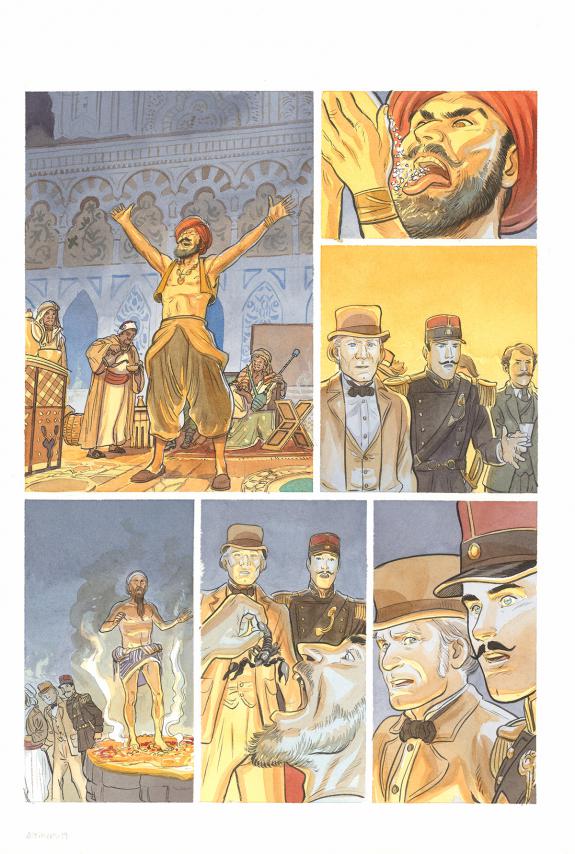 Julen Ribas - Artifices, un magicien en Alg&eacute;rie, Planche ori