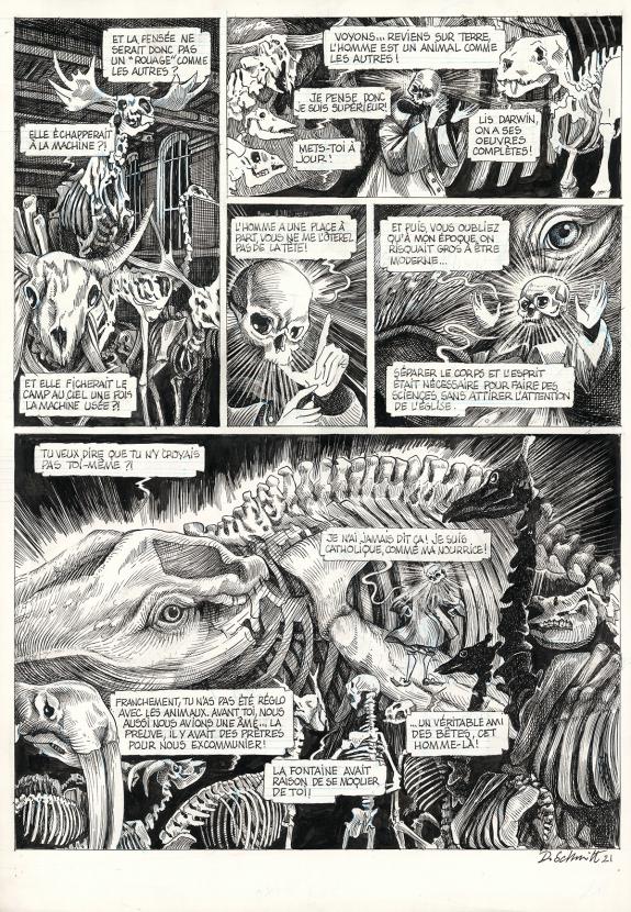 Daria Schmitt - La T&ecirc;te de mort venue de Su&egrave;de, Planche orig