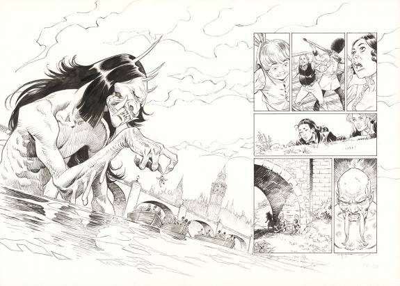 Josep Homs - Shi, La Grande Puanteur, Double planche origina
