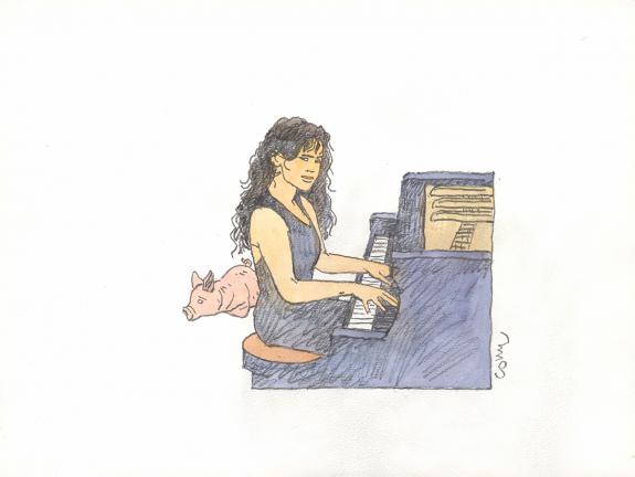 Cosey - &Agrave; la recherche de Peter Pan, Illustration originale