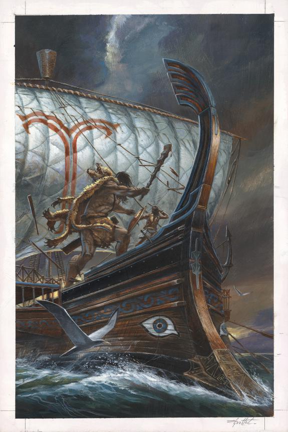 Didier Graffet - Couverture originale r&eacute;alis&eacute;e pour le roman