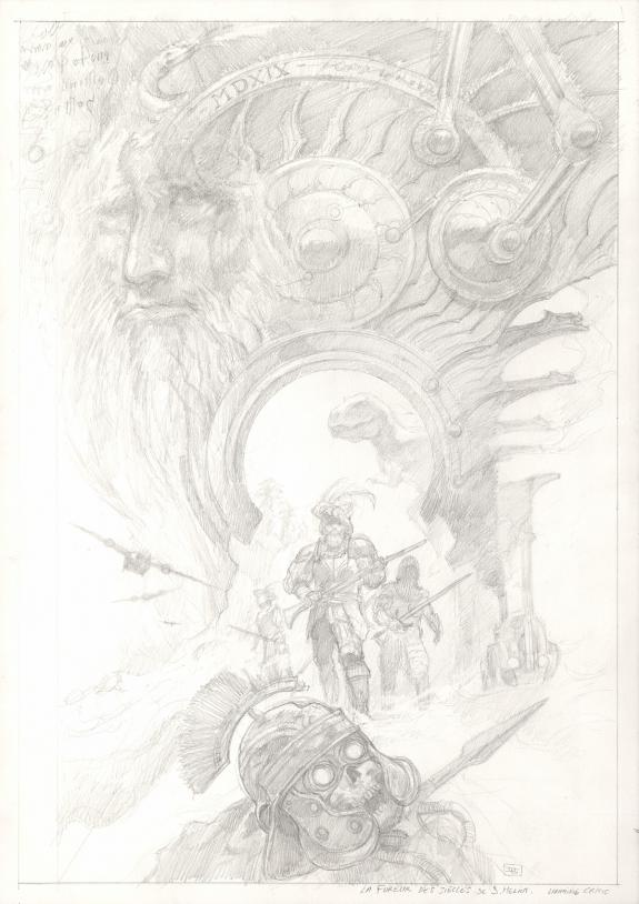 Didier Graffet - The Seven Swords, Crayonn&eacute; original de la c