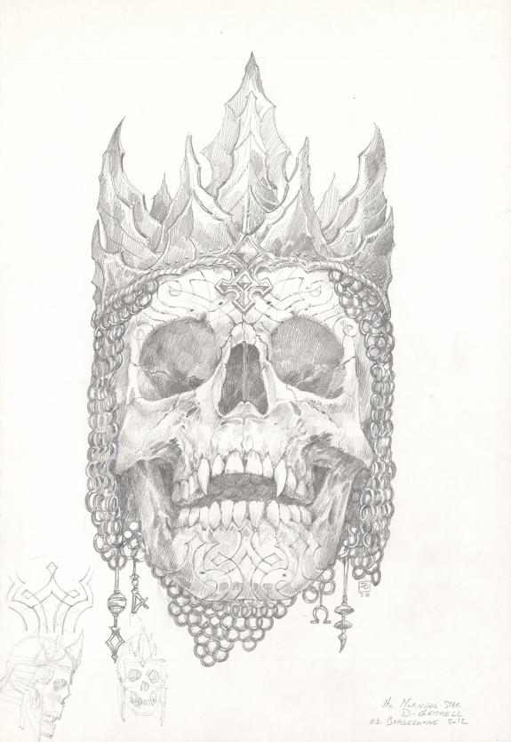 Didier Graffet - Couverture originale du roman " L'&Eacute;toile du