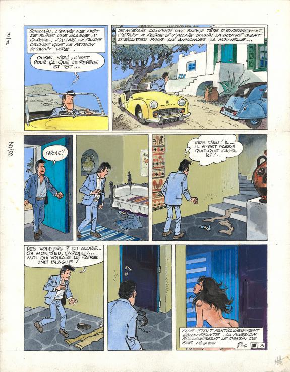 Will - L'Appel de l'enfer, Planche originale n&deg;3 issue de la