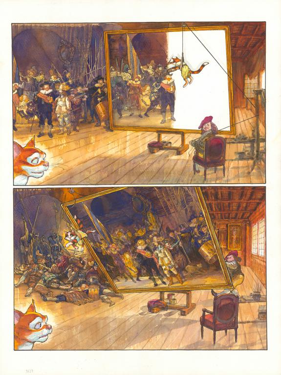 Gradimir Smudja - Vincent et Van Gogh, Planche originale