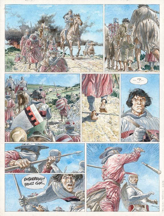 Hermann - Les Tours de Bois-Maury, Assunta, Planche original