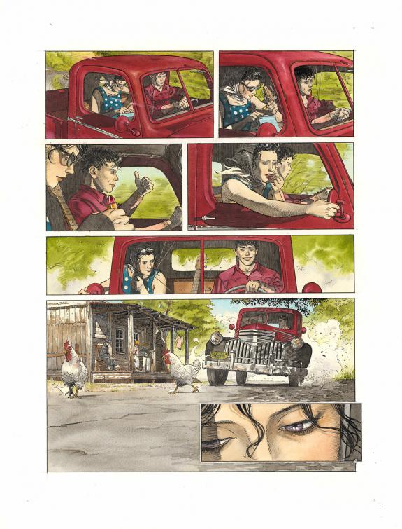 Christophe Dubois - Rockabilly, Planche originale n&deg;05