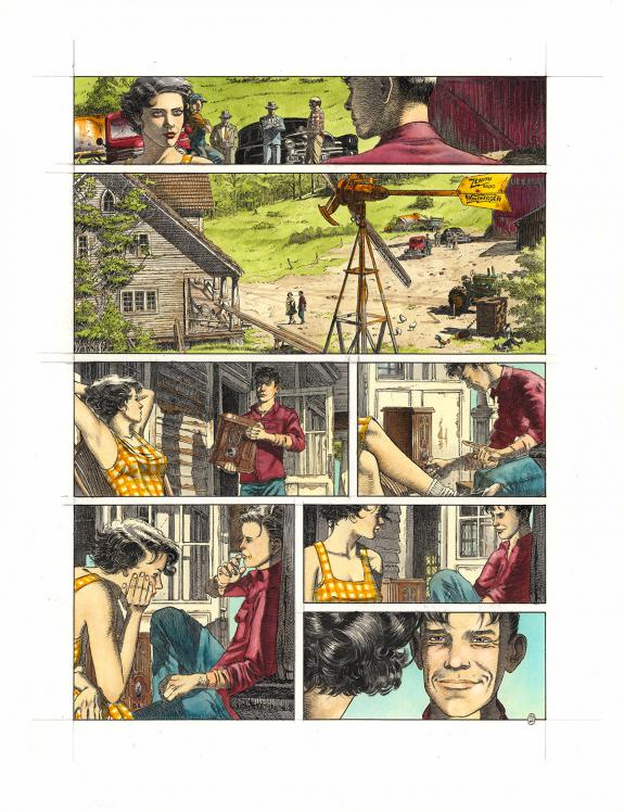 Christophe Dubois - Rockabilly, Planche originale n&deg;20