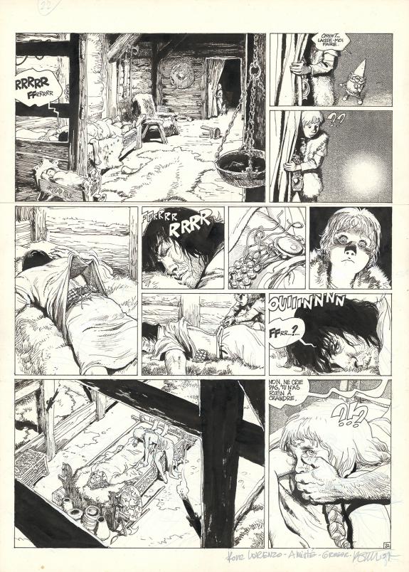 Grzegorz Rosinski - Thorgal, La Gardienne des cl&eacute;s, Planche 