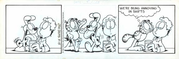 Jim Davis - Garfield, Strip originale n&deg;5-15