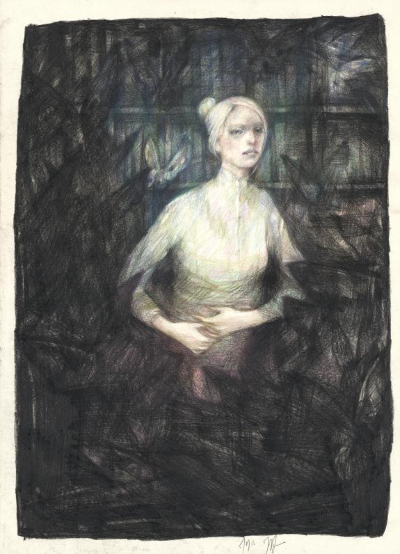 Marco Mazzoni - Les Sorci&egrave;res de Venise, L'&Eacute;lue, Illustratio