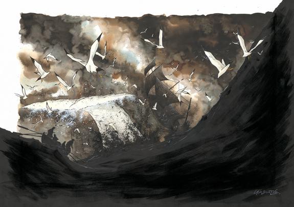 Christophe Chabout&eacute; - Illustration originale