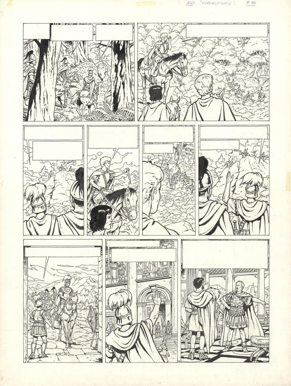 Jacques Martin - Alix, Vercing&eacute;torix, Planche originale n&deg;10