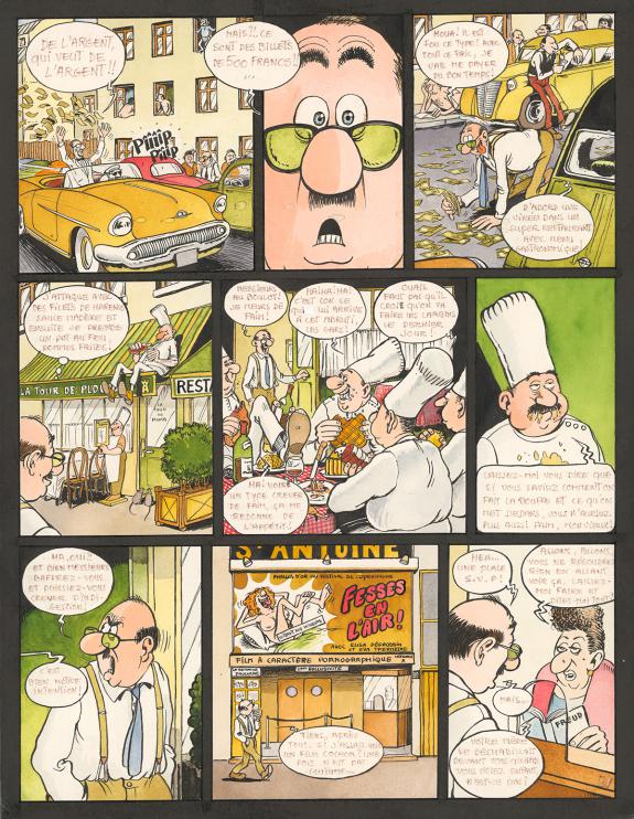 Frank Margerin - Le Domaine Hatcliff, Planche originale n&deg;26