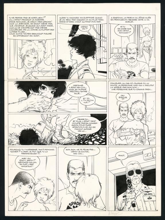 William Vance - XIII, SPADS, Planche originale n&deg;30