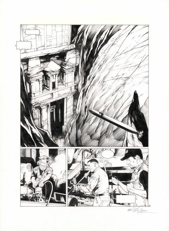 Christophe Bec - Sanctuaire, M&ocirc;th, Planche originale n&deg;43