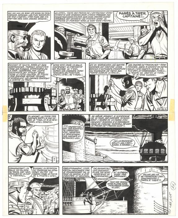 Victor Hubinon - Barbe-Rouge, La Captive des Mores, Planche 