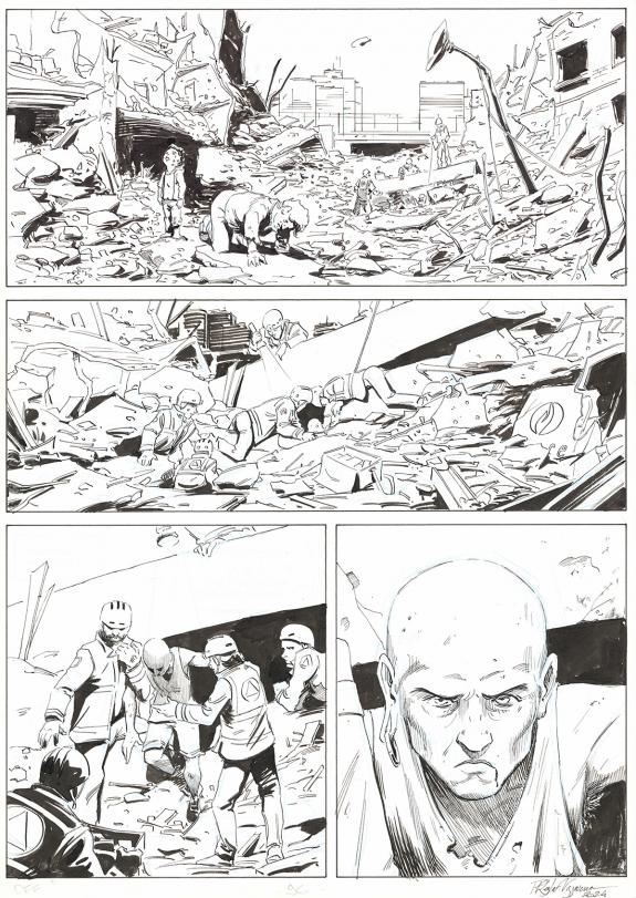 Patrice R&eacute;glat-Vizzavona - OFF, Planche originale n&deg; 096