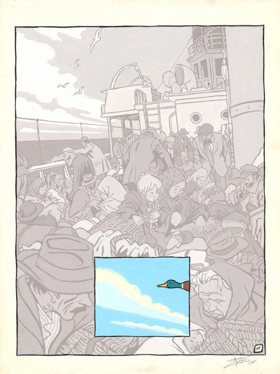 Ruben Pellejero - Le silence de Malka, Planche originale n&deg;1