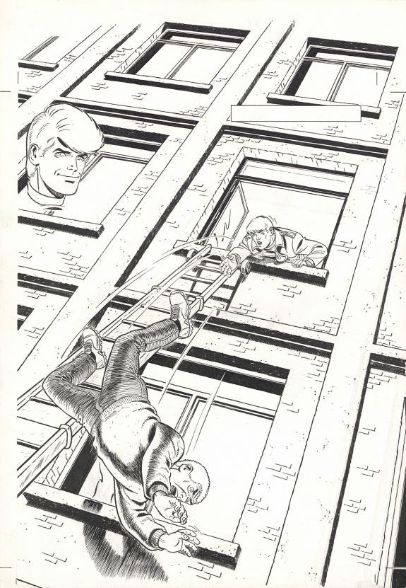 Tibet - Ric Hochet, Le Contrat du Si&egrave;cle, Couverture origina