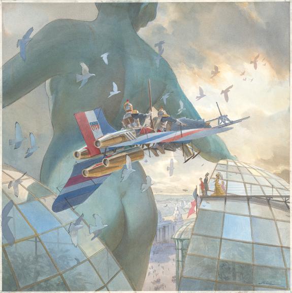 Alex Alice - Le Ch&acirc;teau des &eacute;toiles, L'Univers en 1875, Illu