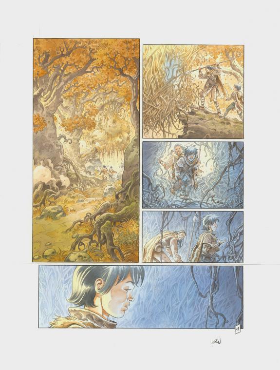 Grun - Les Hautes Herbes, Planche originale n&deg;19