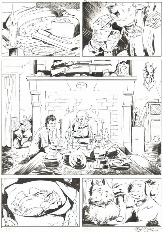 Patrice R&eacute;glat-Vizzavona - OFF, Planche originale n&deg; 99