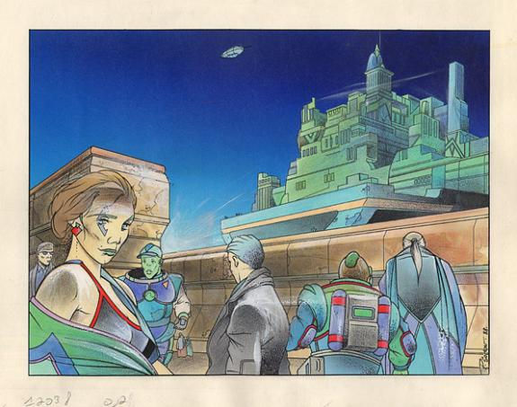 Pascal Somon - Le portrait ovale, Illustration originale