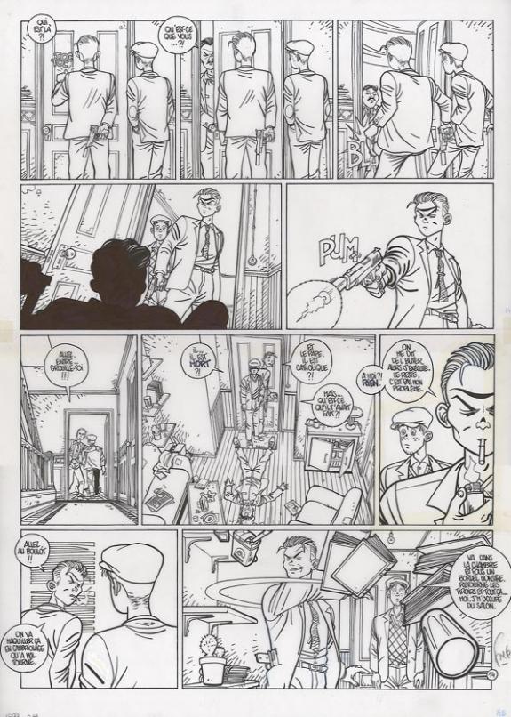 Fred Simon - Le Poisson-clown, Happy, Planche originale n&deg;14