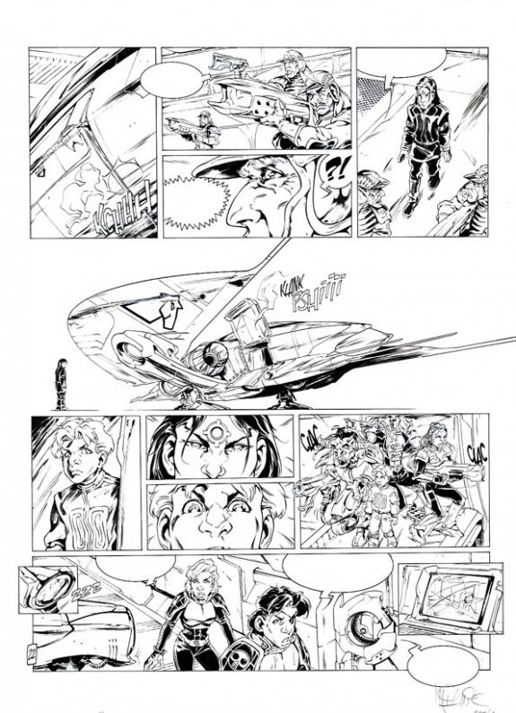 Nicolas Mitric - Kookaburra, Syst&egrave;me Ragnarok, Planche origi