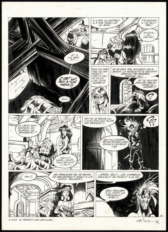 Crisse - L'&Eacute;p&eacute;e de Cristal, Le Cri du Grouse, Planche origin