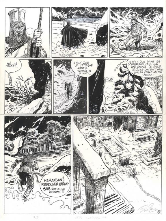 Bruno Rocco - Le Jeu de pourpre, Le temple reconstruit, Plan