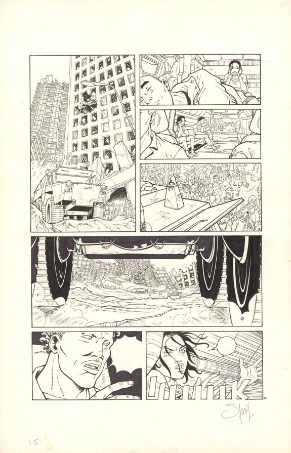 Sylvain Savoia - Nomad, M&eacute;moire cache, Planche originale n&deg;6