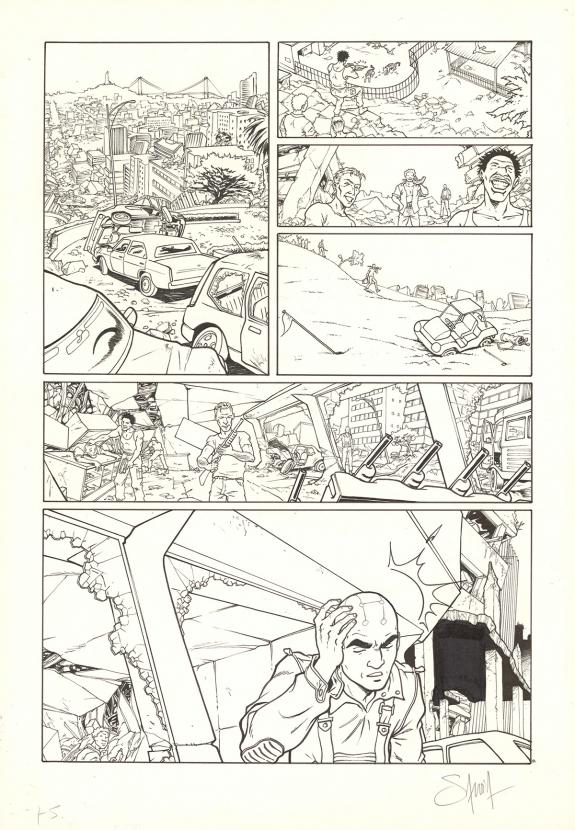 Sylvain Savoia - Nomad, M&eacute;moire cache, Planche originale n&deg;8