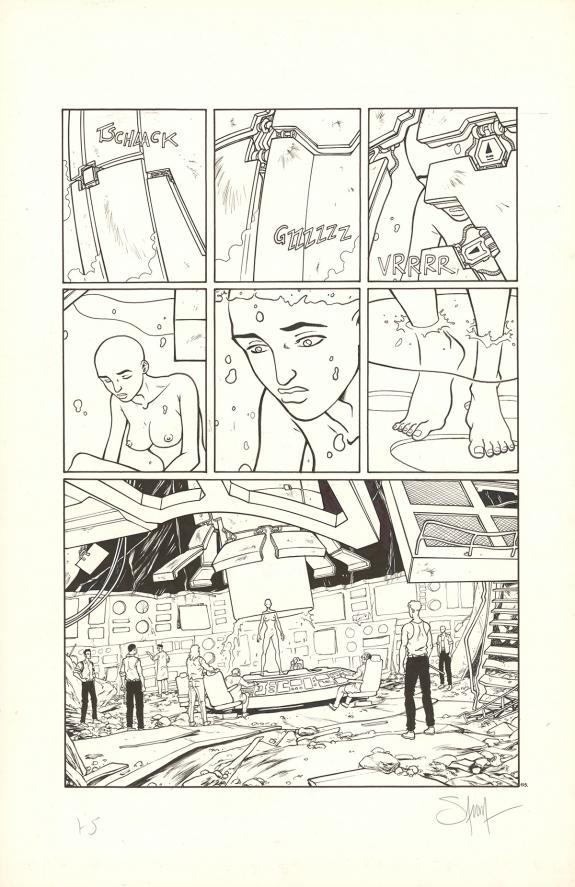 Sylvain Savoia - Nomad, M&eacute;moire cache, Planche originale n&deg;1