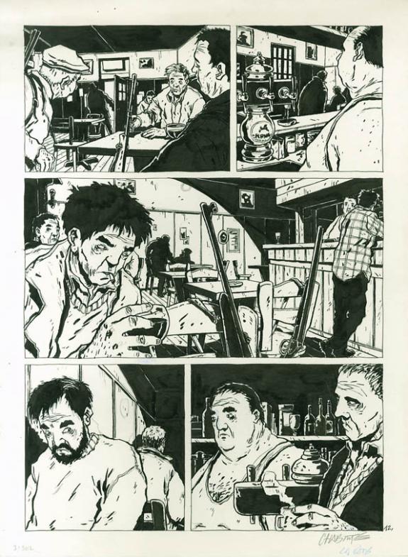 Christophe Chabout&eacute; - La B&ecirc;te, Planche originale n&deg;12
