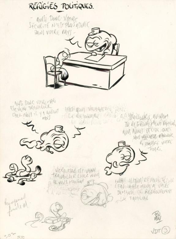 Nicolas Poupon - Le Fond du bocal, Illustration originale