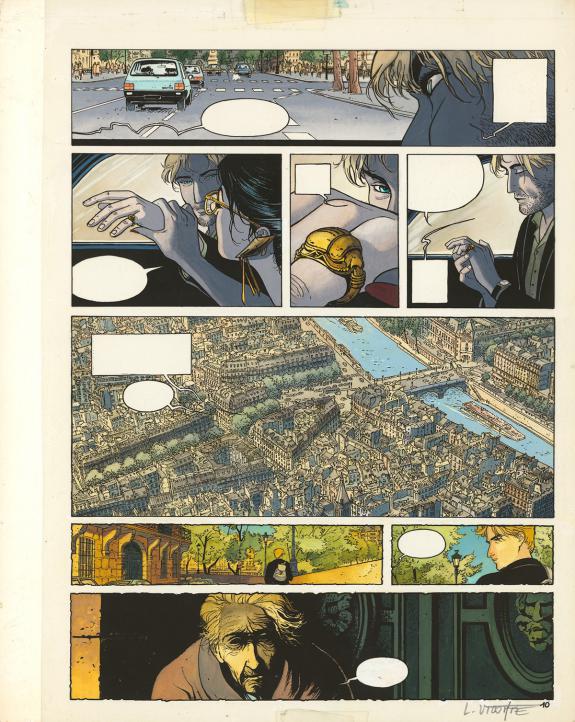 Laurent Vicomte - Sasmira, L'Appel, Bleu de mise en couleur 