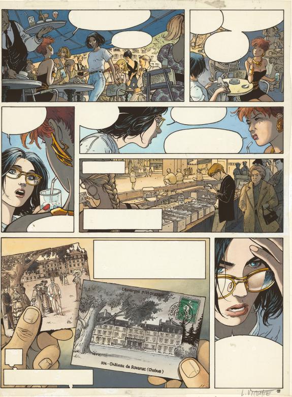 Laurent Vicomte - Sasmira, L'Appel, Bleu de mise en couleur 