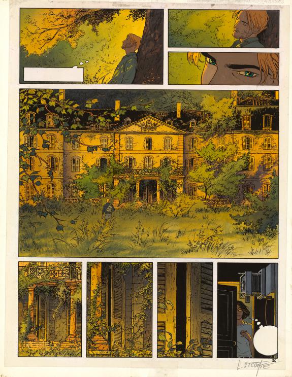 Laurent Vicomte - Sasmira, L'Appel, Bleu de mise en couleur 