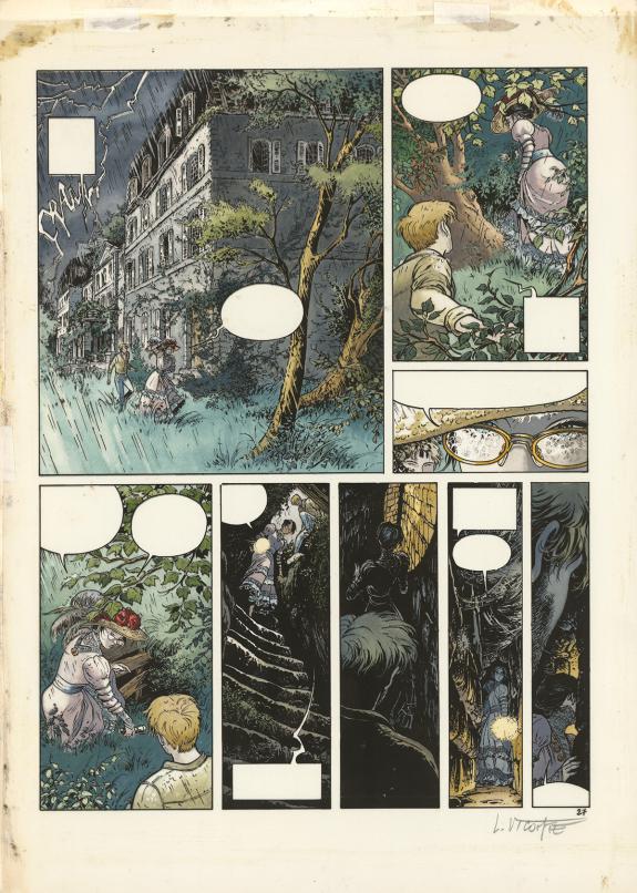 Laurent Vicomte - Sasmira, L'Appel, Bleu de mise en couleur 