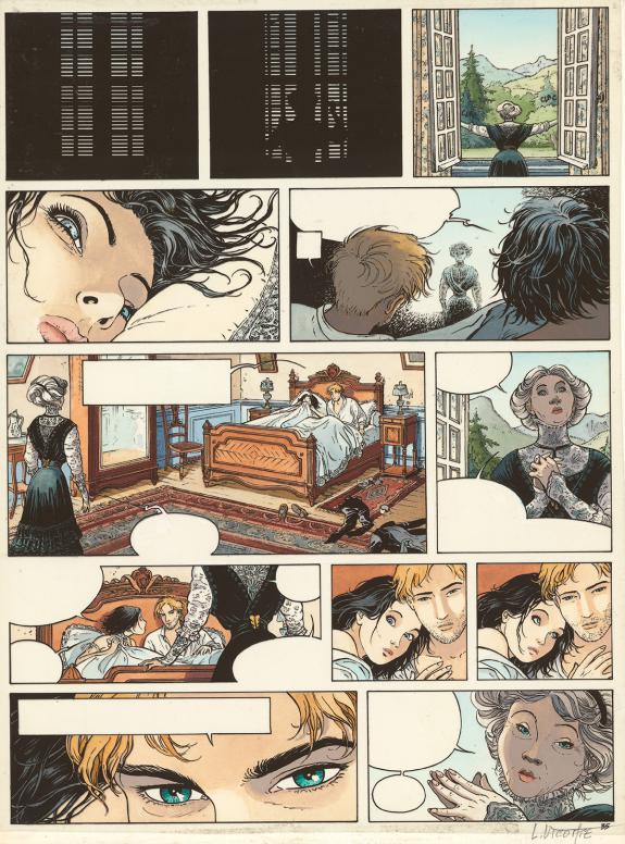 Laurent Vicomte - Sasmira, L'Appel, Bleu de mise en couleur 