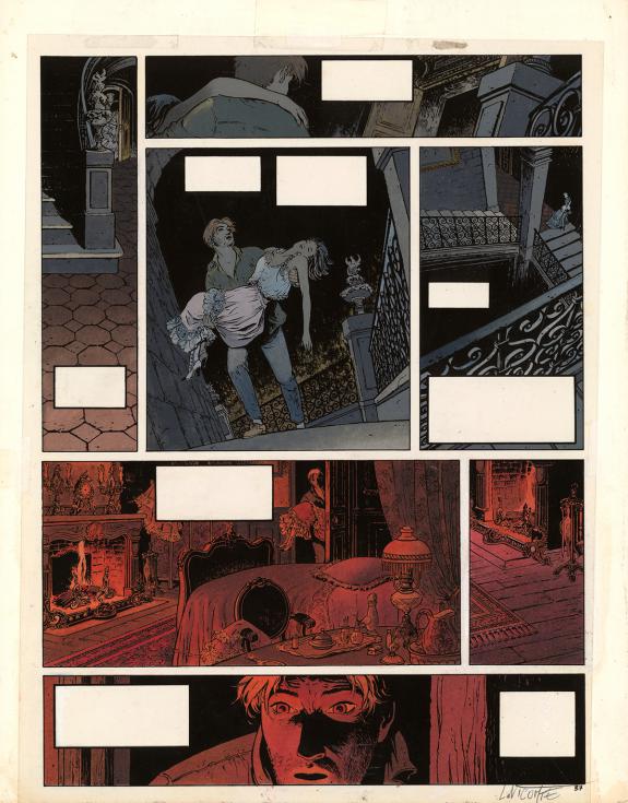 Laurent Vicomte - Sasmira, L'Appel, Bleu de mise en couleur 